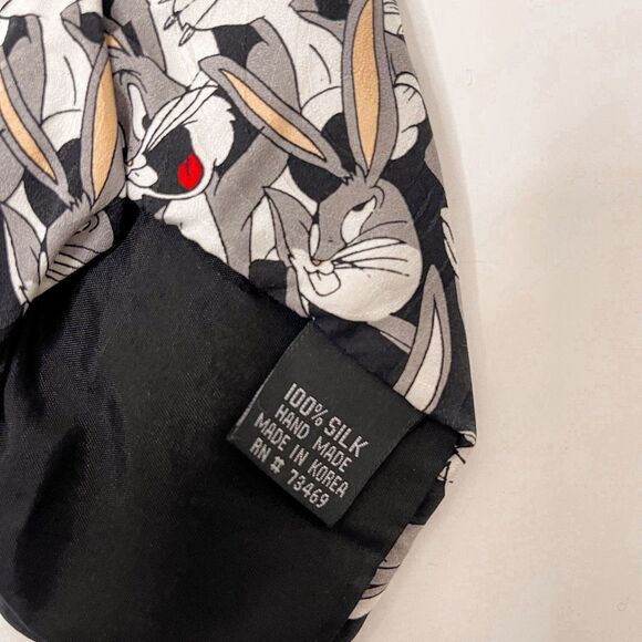 Vintage Looney Tunes Mania Bugs Bunny Neck Tie - Picture 4 of 4